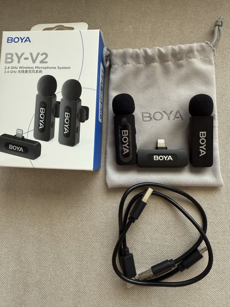 Безжични микрофони BOYA BY-V2 IOS