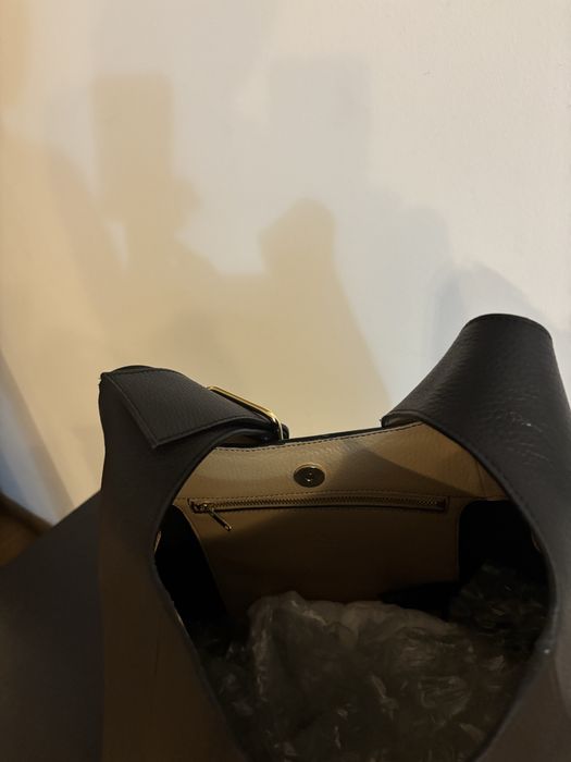 Geanta COS din piele neagra