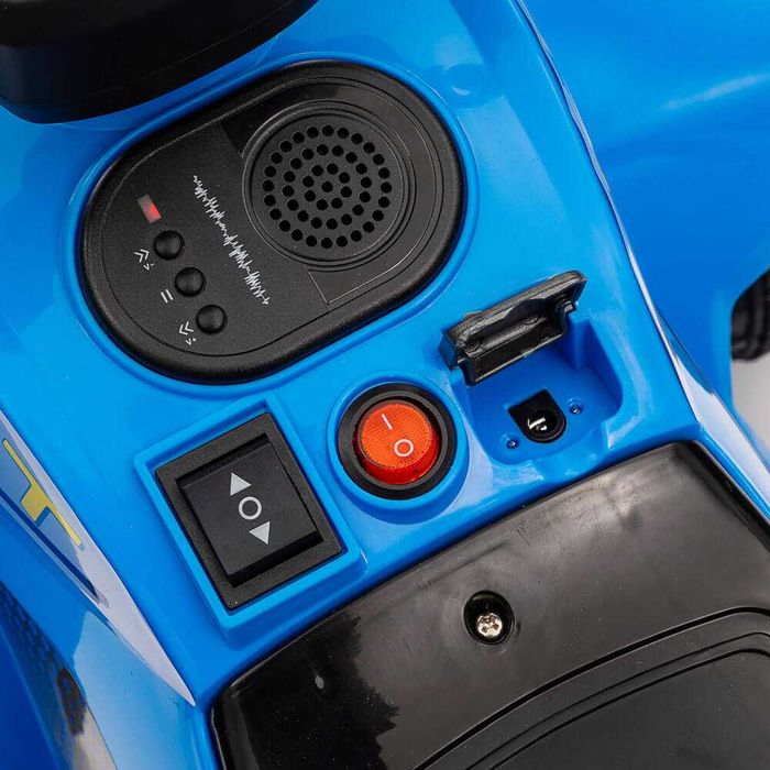 ATV electric pentru copii HZB-321, albastru,CADOU:Nr Auto personalizat