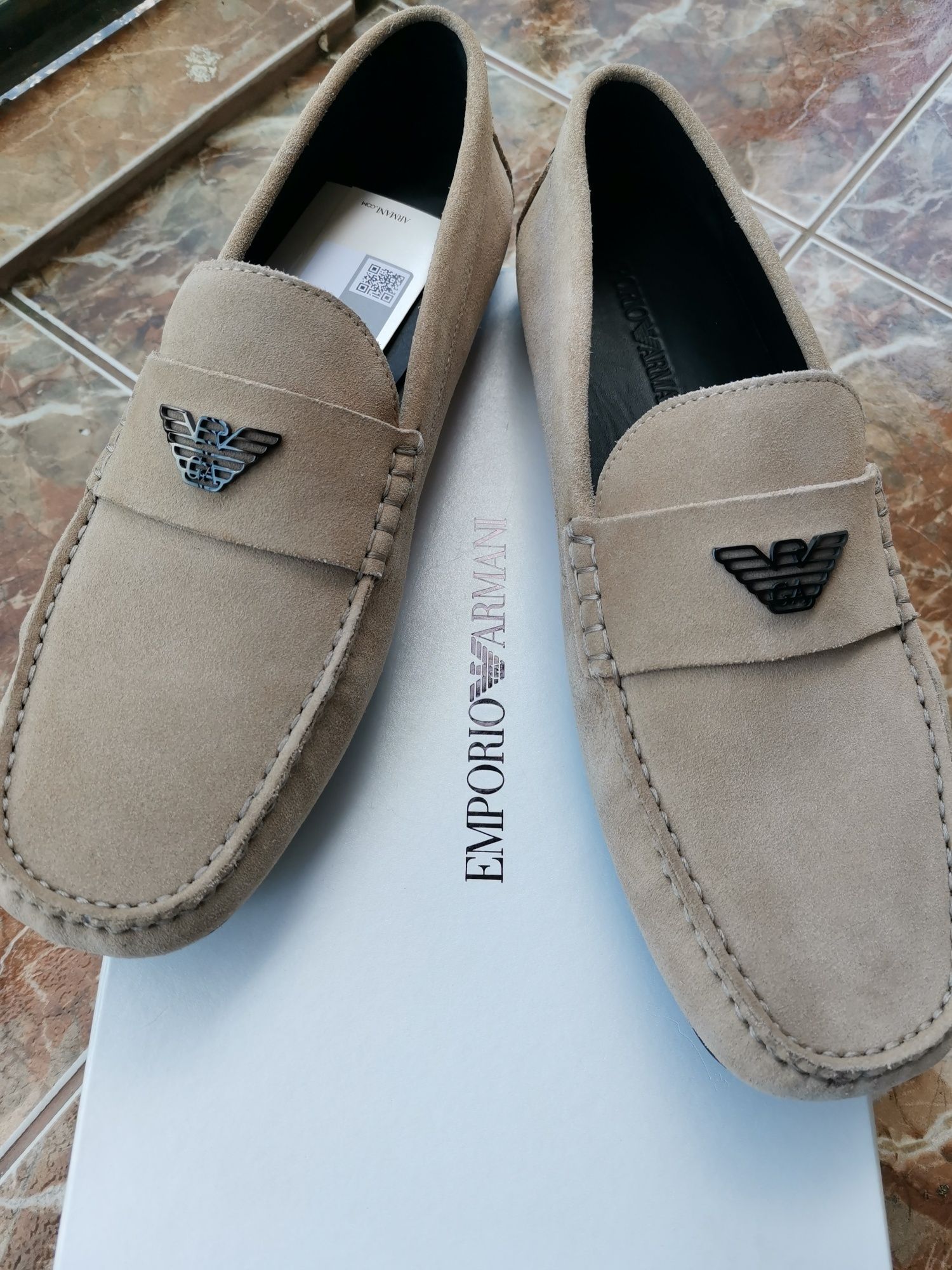 Emporio Armani mocasini piele naturala nr 45