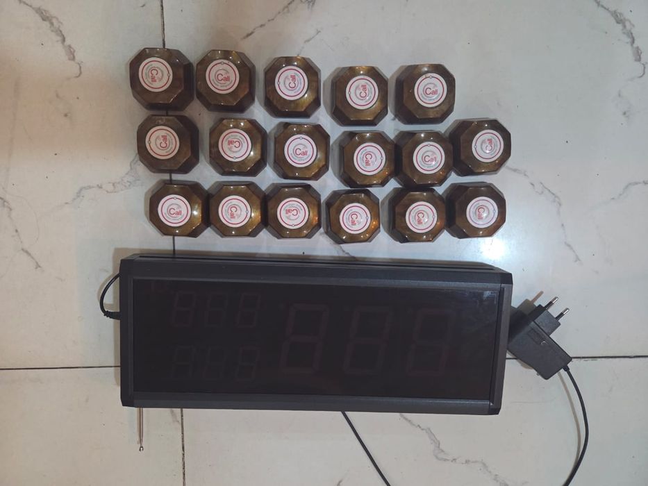 Кнопки для визита официант