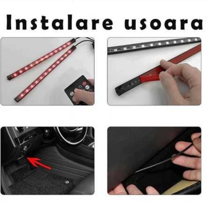 Lumini ambientale auto /lumimi auto 36led