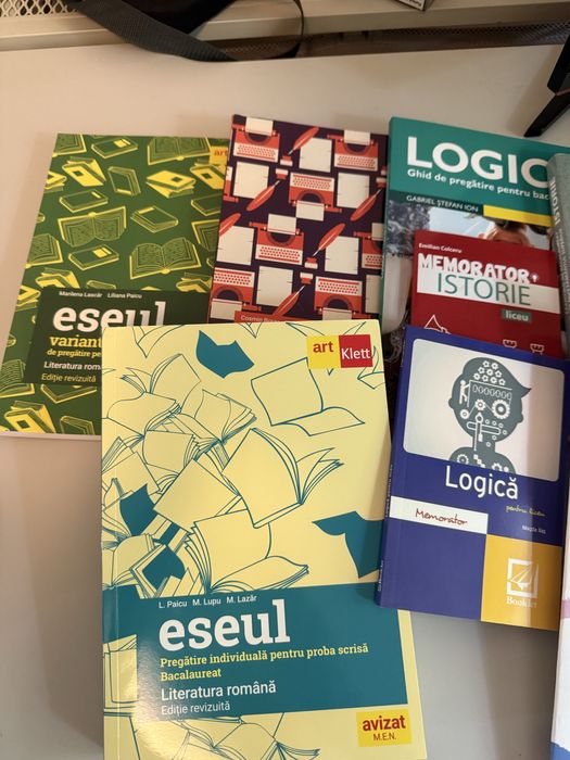 Carti De Pregatire Pentru Bacalaureat, romana, ietorie, logica, socio