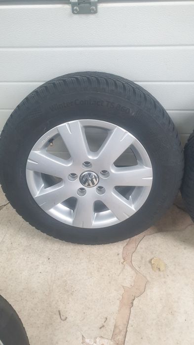 Roti aliaj 5x112 R15 golf octavia passat anv iarna 195 65 15 2x8 2x6.5