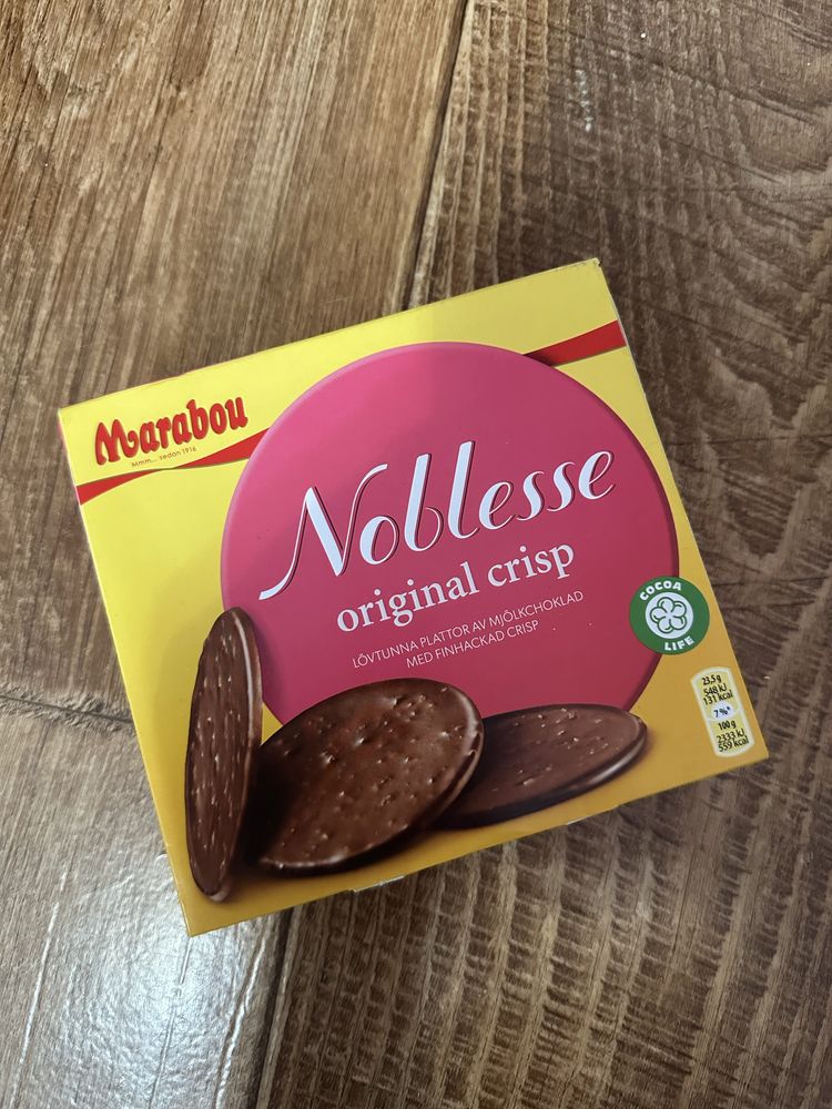 Noblesse шоколад Швеция