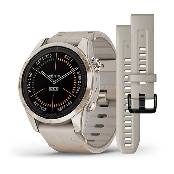 Garmin Fenix 7s Pro Sapphire Solar 42 mm (soft gold)