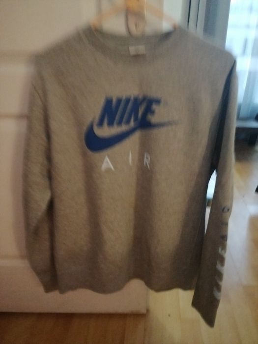 Tricou Nike marimea L fleece maneca lunga gri