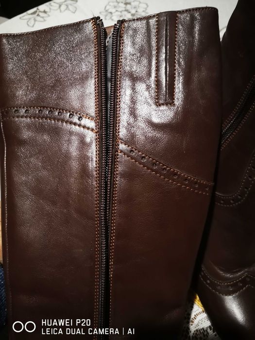 Дамски кожени ботуши Gianni!