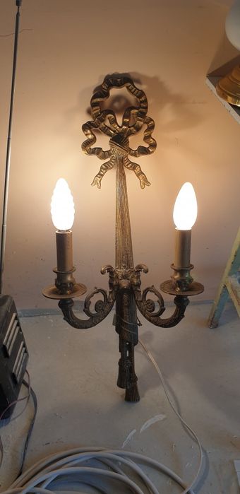 Accesorii decorațiuni înfrumusețare set bronz dore Franța 1930