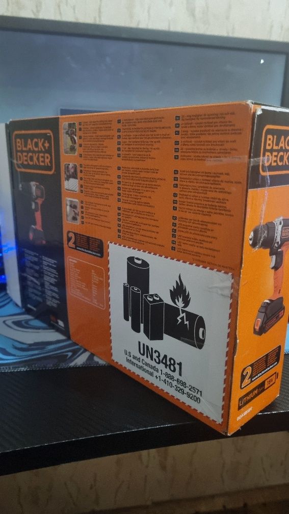 Акумулаторният винтоверт BLACK&DECKER