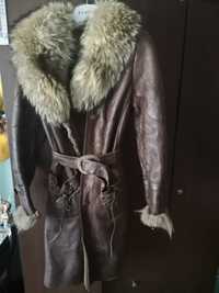 Зимно палто от лисица естествена кожа