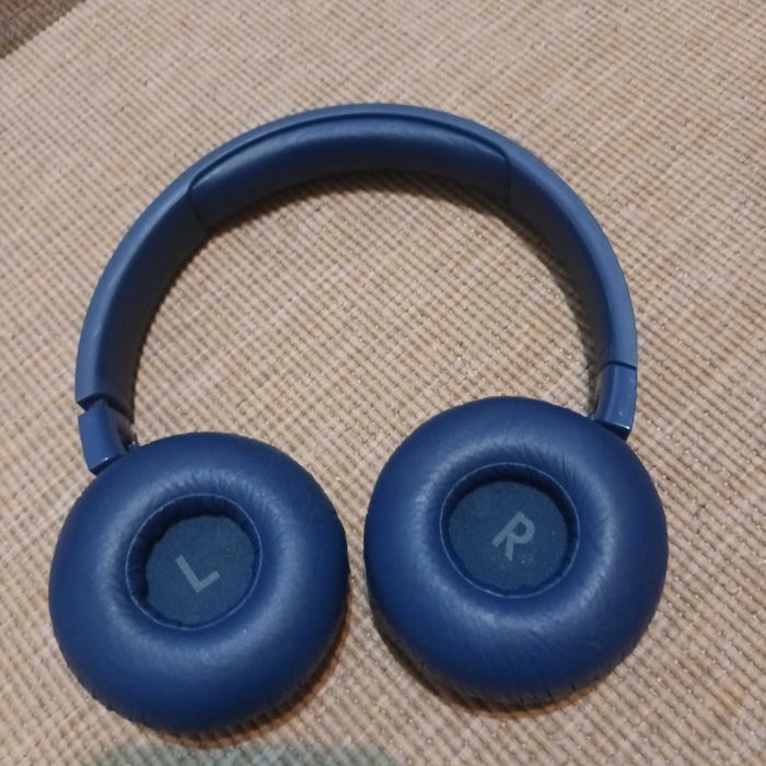 Căști wireless cu microfon JBL - Tune 670NC, ANC, Albastru