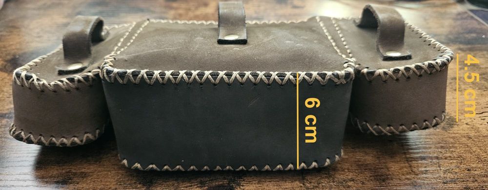 BORSETA PIELE / Gentuță curea handmade- deosebita!!!