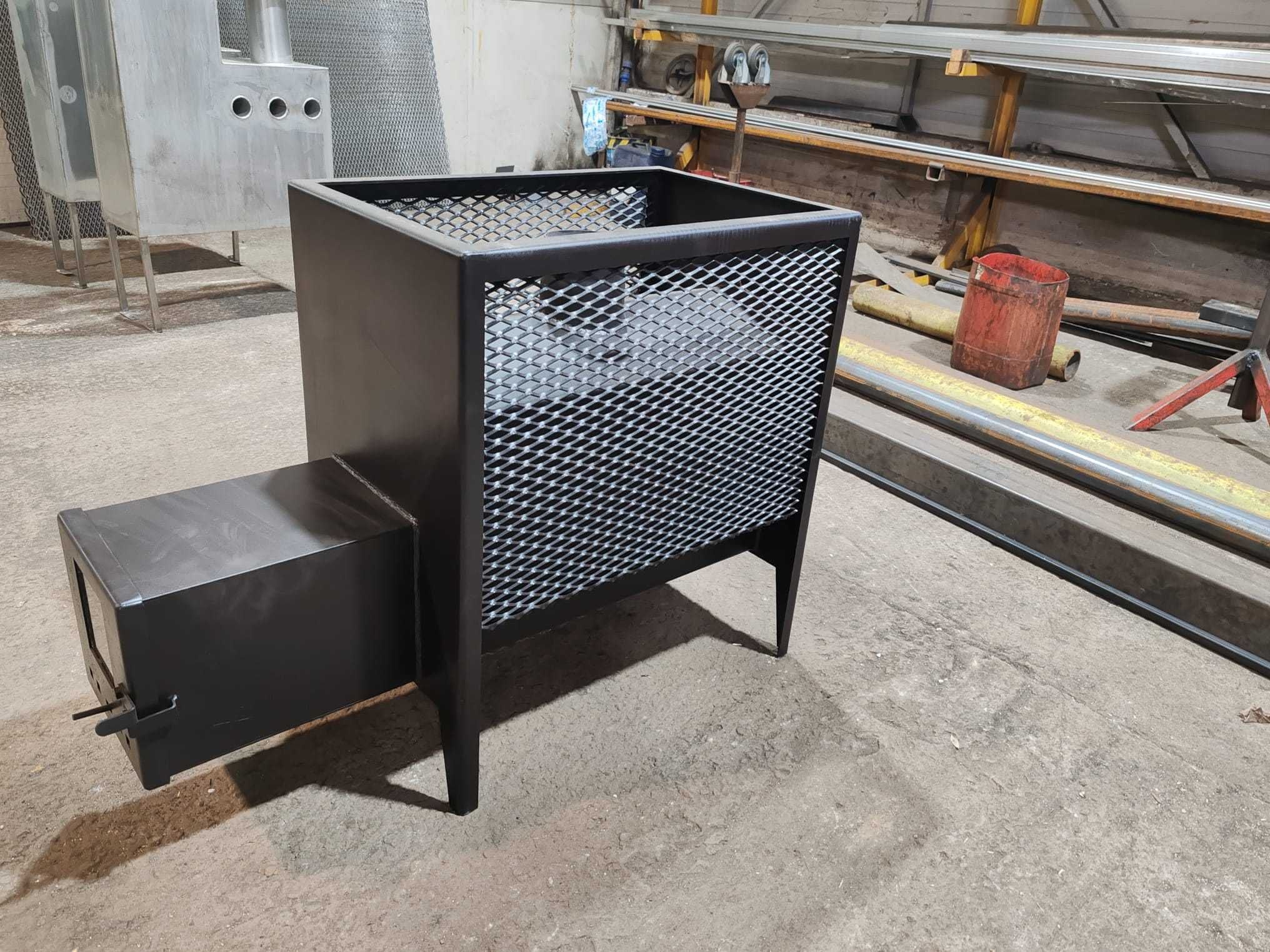 Soba pentru sauna din otel de 4 mm,model maxi! alimentare exterior
