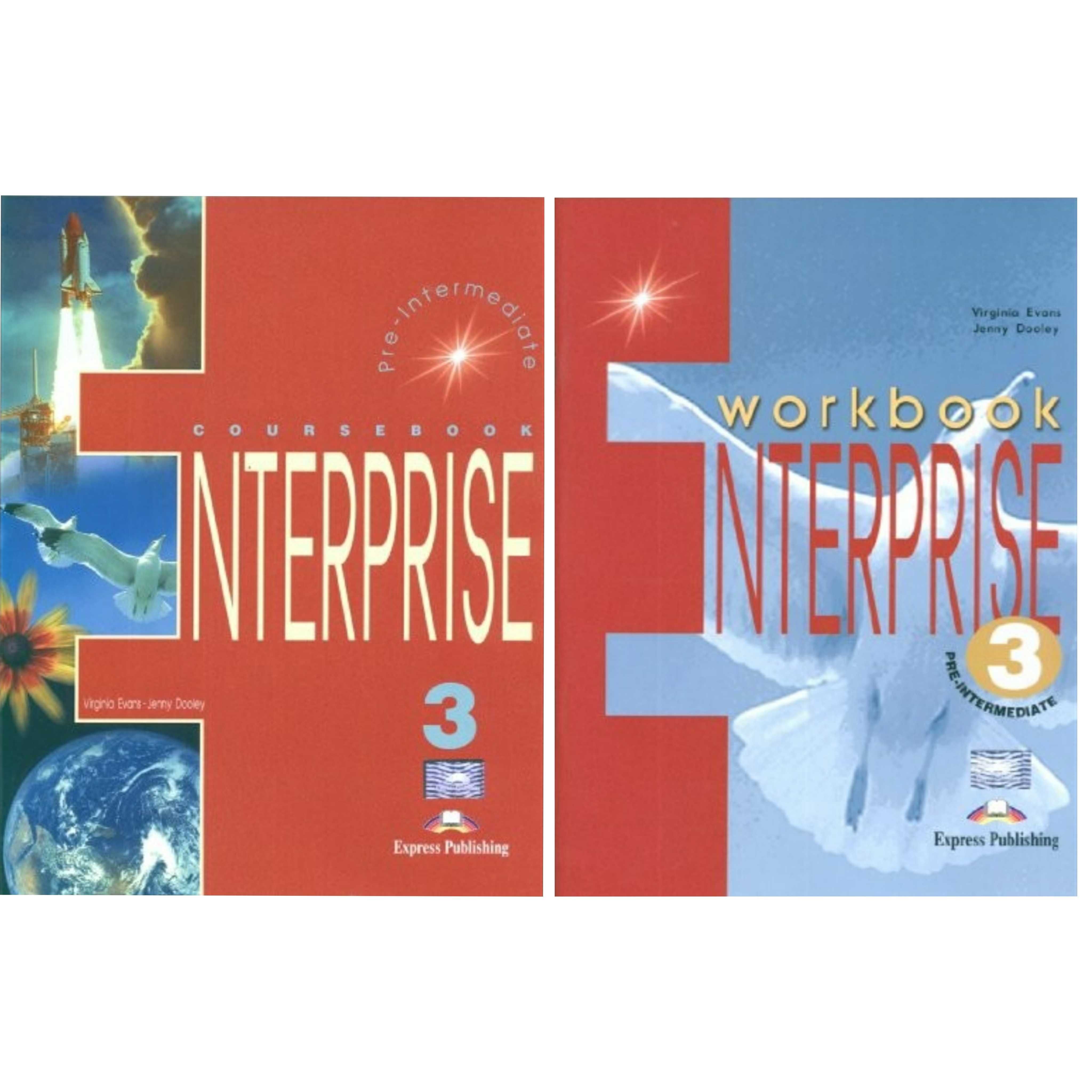 Доставка. Enterprise 1, 2, 3, 4, plus, course book+workbook