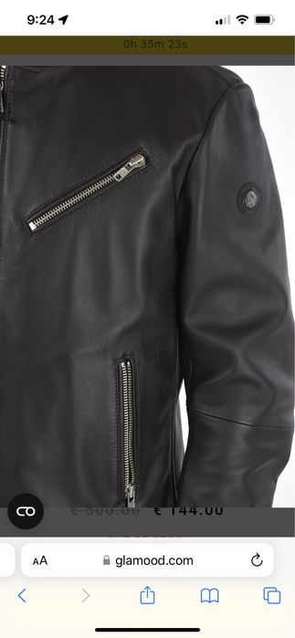 Diesel 100% кожено яке