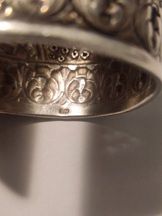 Colectie antice Argint 925 brățară (cuff-style) 190g [1820–1850]