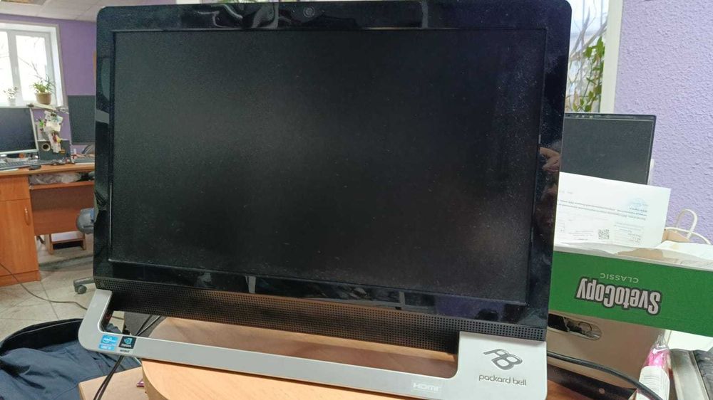 Моноблок Packard Bell oneTwo M3870. Может всё. Для учёбы и офиса.