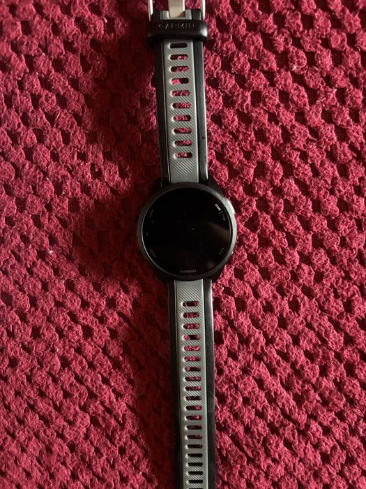 Smartwatch Garmin Forerunner 165, curea Silicon, Black/Slate Grey