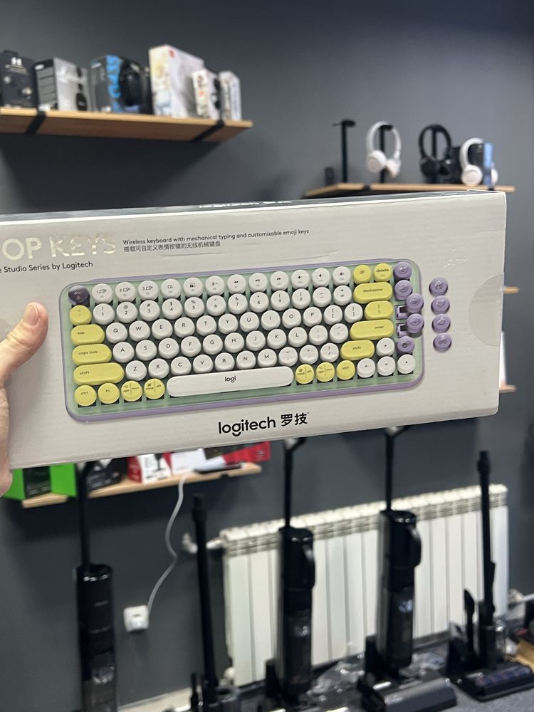 Клавиатура Logitech POP Keys зеленый