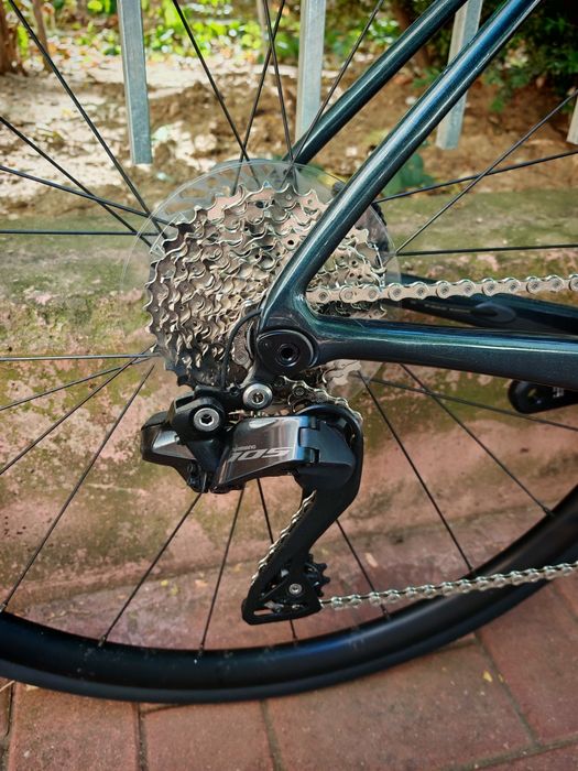Bicicleta cursiera carbon Giant TCR ADVANCED 105 DI2 12V size M noua