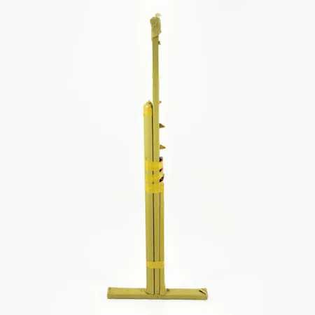 Stender profesional metal pentru haine, cromat, cu 2 bare - NP236