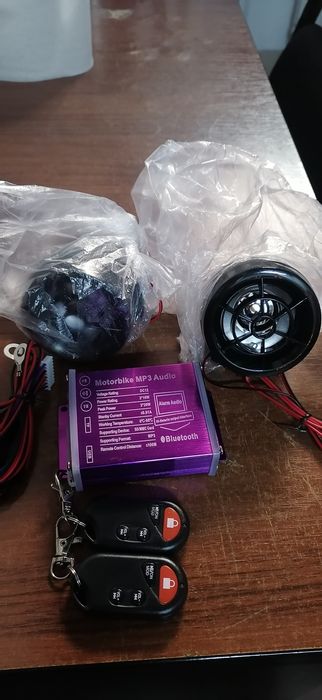 Сигнализация и музыка для мотоцикла скутера мопеда