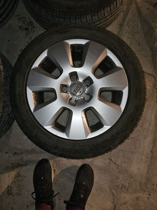 Джанти 5x112 с гуми Audi Volkswagen seat ауди 16 цола