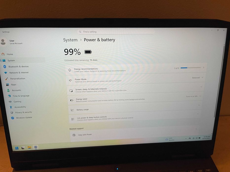 Laptop Lenovo IdeaPad Gaming 3 15ARH7 -nVidia RTX 3050 - Garantie