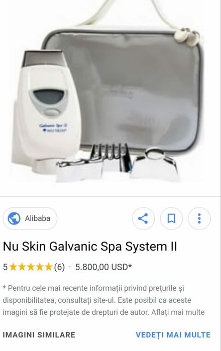 Aparat multifunctuonal Nu Skin Galvanic Spa System II