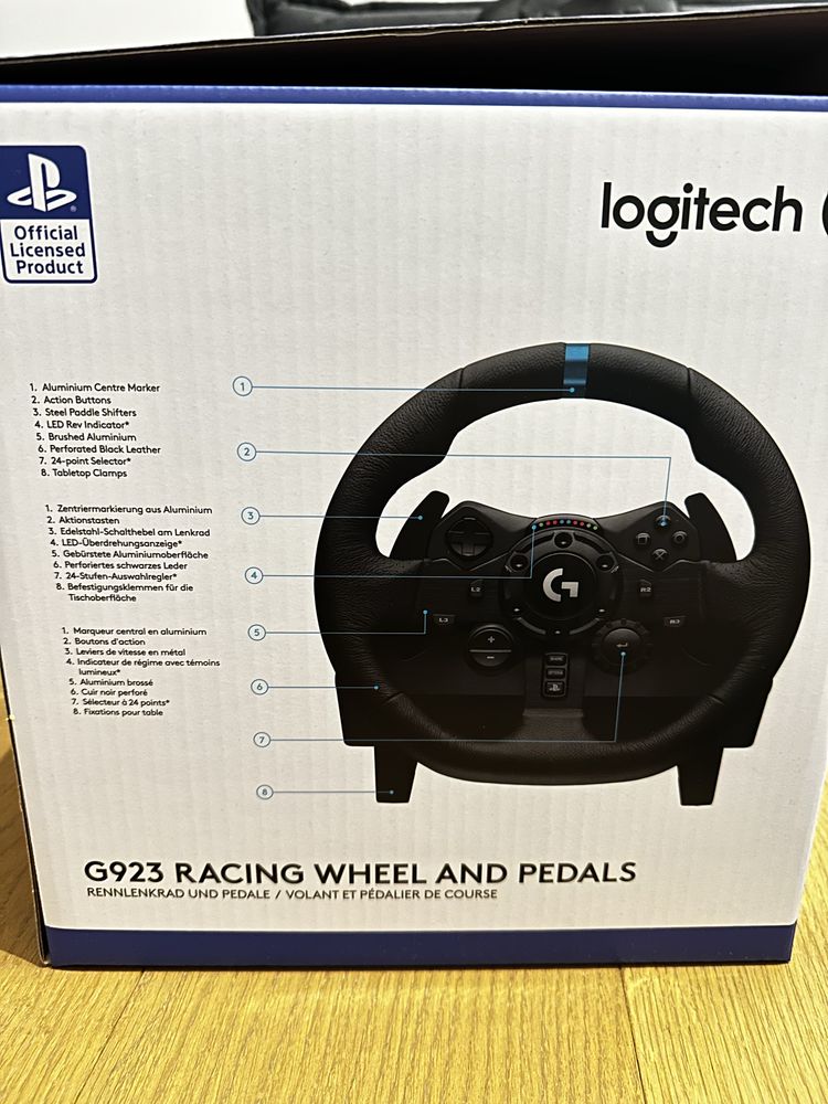 Logitech G923 Волан и Педали - в Гаранция