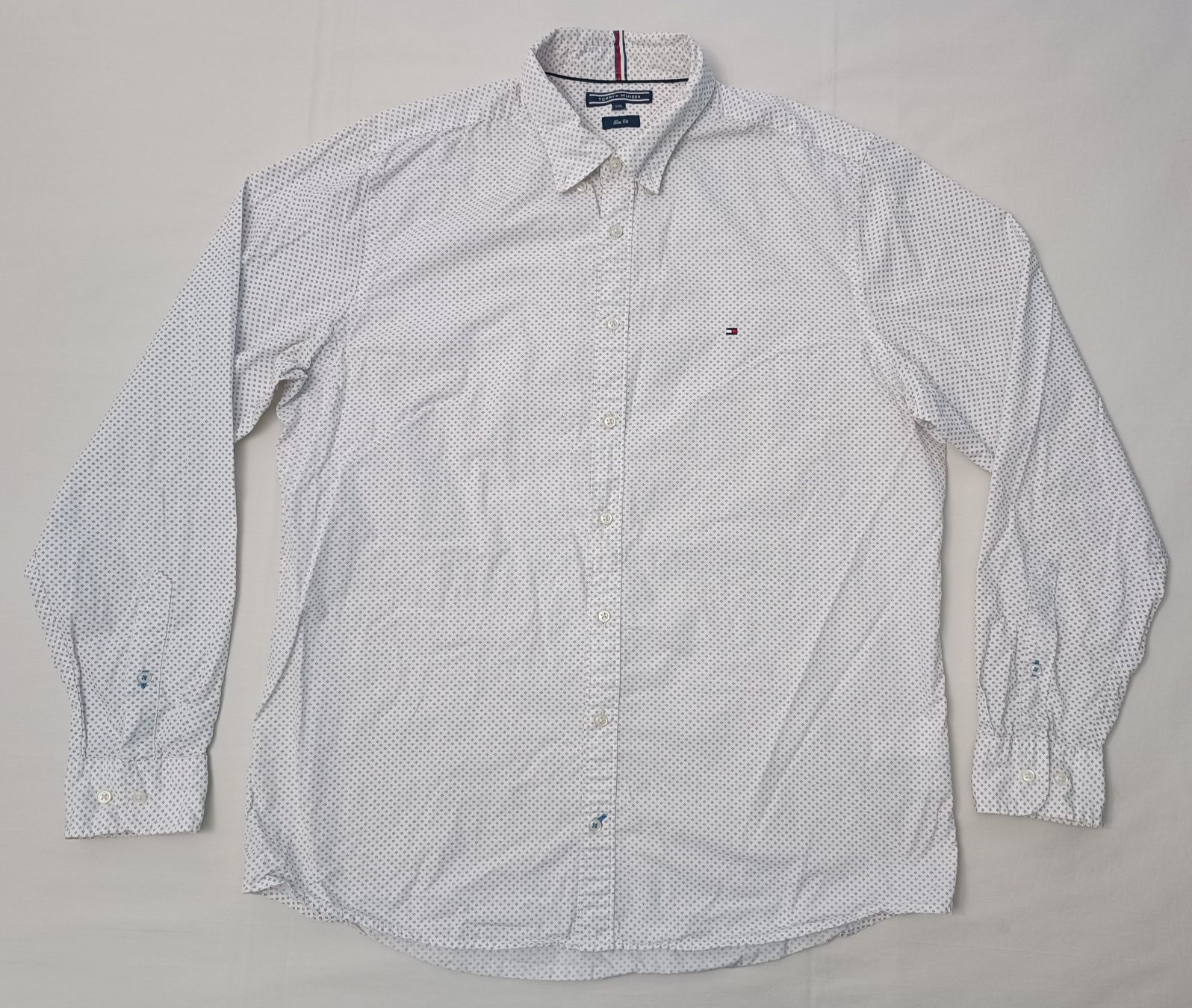 Tommy Hilfiger оригинална риза 2XL памучна дълъг ръкав