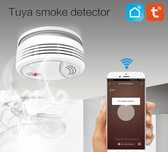 Detector fum WiFi Smart Life – compatibil Google Home si Amazon Alexa