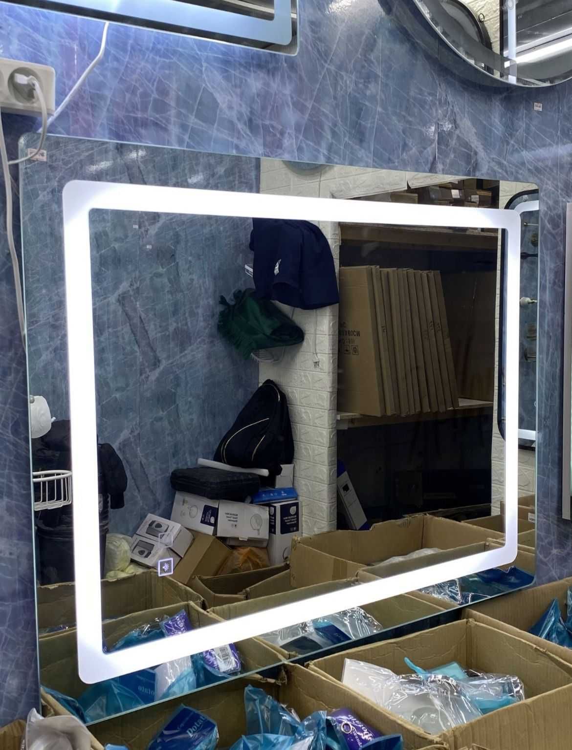 лед зеркало, зеркало для ванной комнаты, зеркало с подсветкой!
