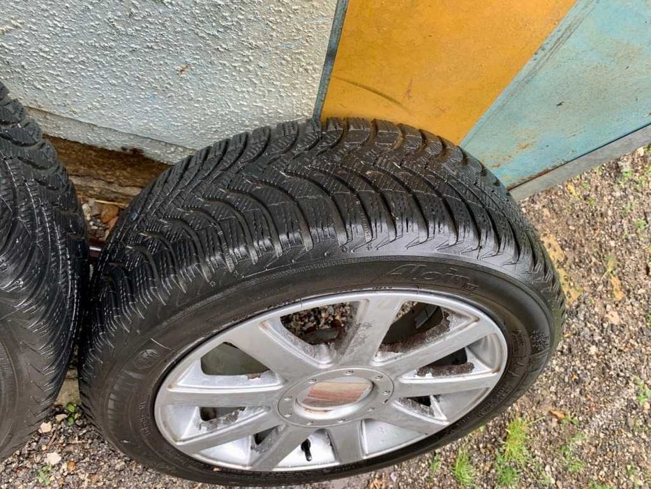 Алуминиеви джанти 16" 5x112 + ЗИМНИ ГУМИ Michelin - Vw,Audi,Seat,Skoda