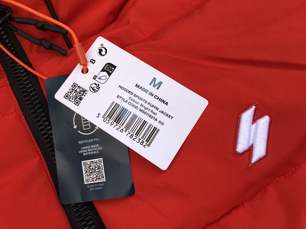 Superdry Hooded Sports Puffer Jacket ОРИГИНАЛНО мъжко яке - М и L