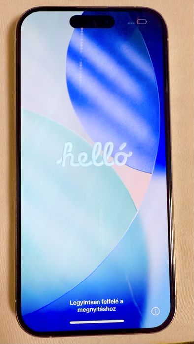 Iphone 15 Pro, 256 GB  - culoare Alb - CA NOU !