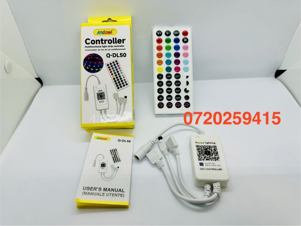 Controller Bluetooth, Telecomanda Multifunctional Pentru Banda Led RGB