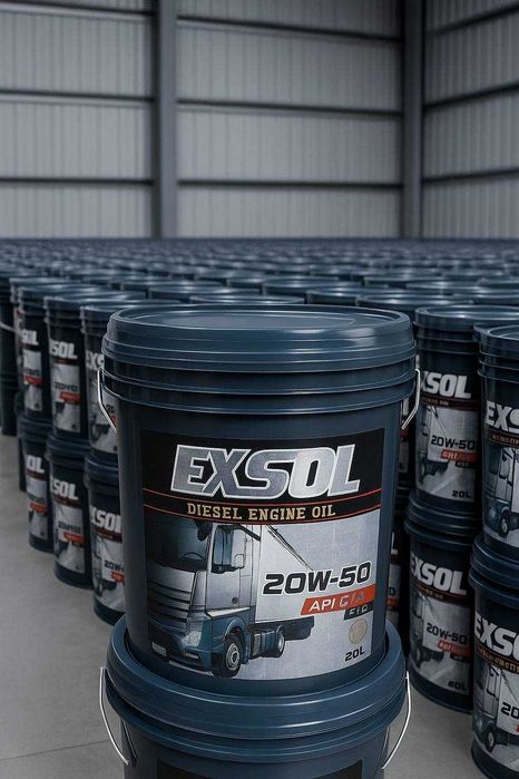 моторное масло EXSOL 15W-40 API CI-4 PLUS SHPD (20 л)