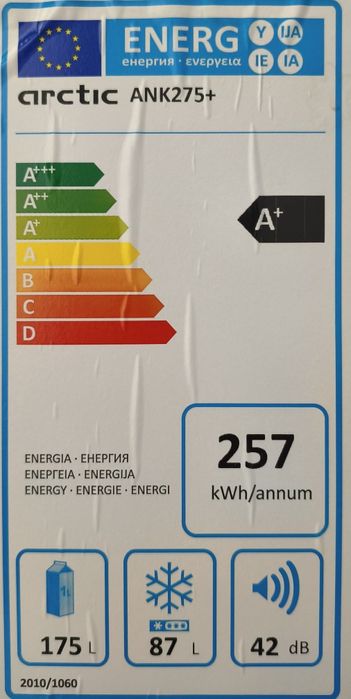 Combina frigorifica Arctic ANK275+