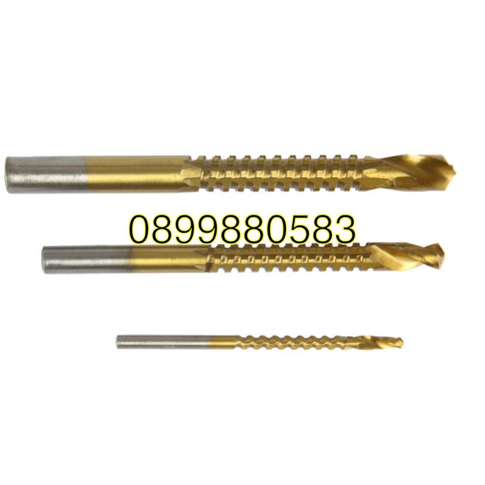 Комплект степенчати бургии за метал 6 части Mar-Pol