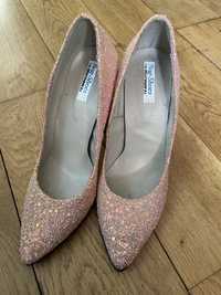 Pantofi glitter roz 37-38