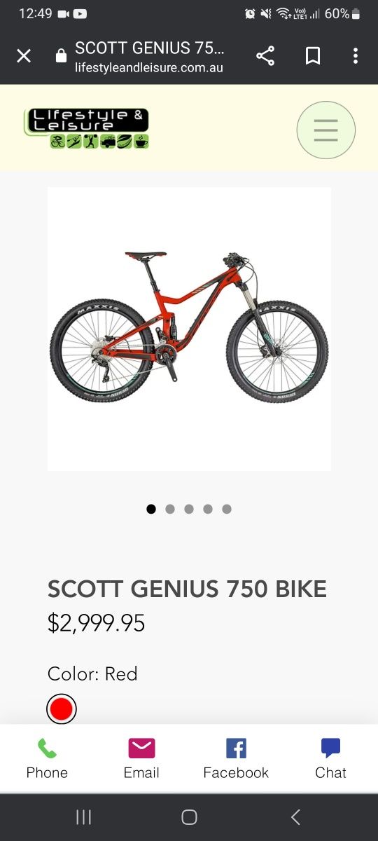 Bicicleta scott genius 750  [Downhill,enduro]
