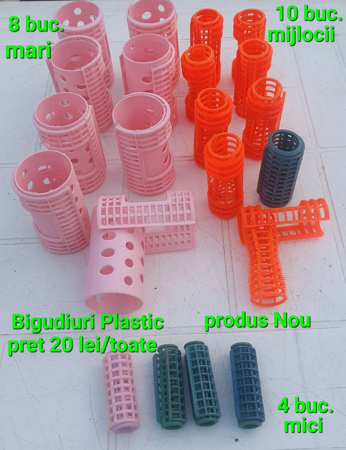 Bigudiuri plastic