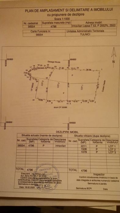 Teren de vanzare statiunea Lepsa