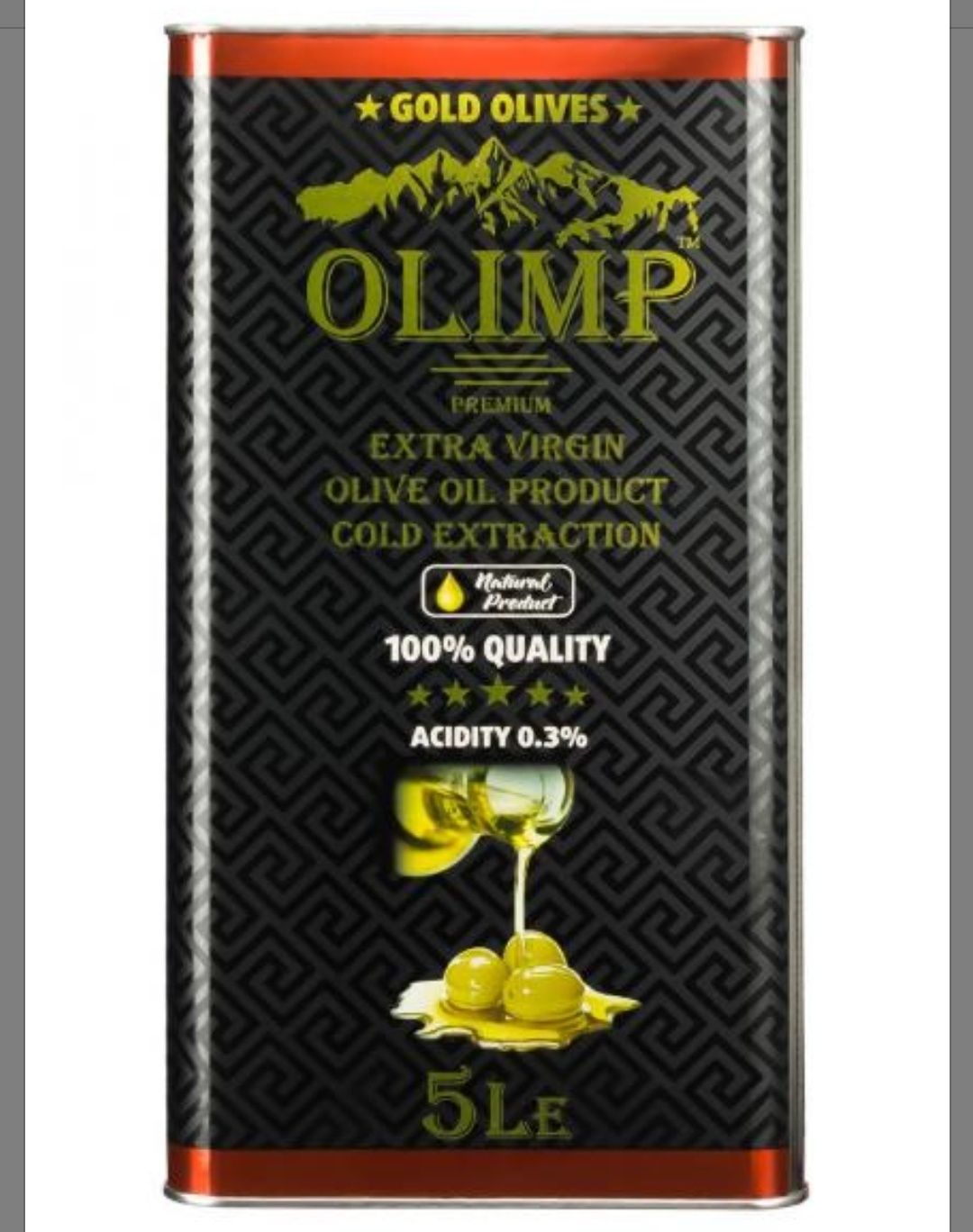 Масло оливковое 5 л. 100% Oliva