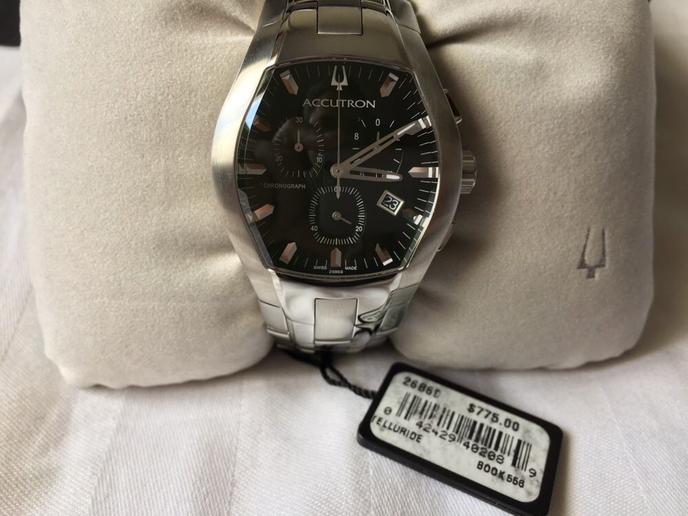 Ceas bărbătesc Accutron (Bulova produs in Elveția), quartz, NOU!!!