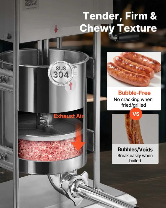 carnatar masina aparat de facut carnati manual inox