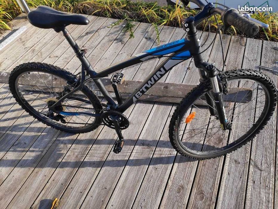 Bicicleta MTB BTwin 340 aluminiu, cadru XL
