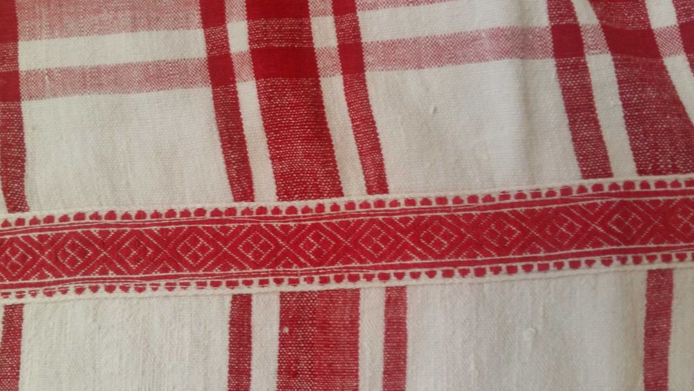 Cearceafuri cânepă tesute lucrate manual 160/200 cu cipca